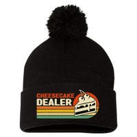 Cheesecake Dealer Retro Sweets Goodies Desserts Cheesecake Pom Pom 12in Knit Beanie