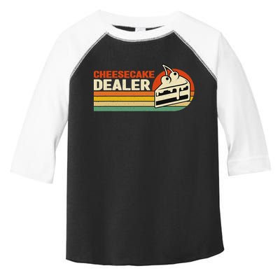 Cheesecake Dealer Retro Sweets Goodies Desserts Cheesecake Toddler Fine Jersey T-Shirt