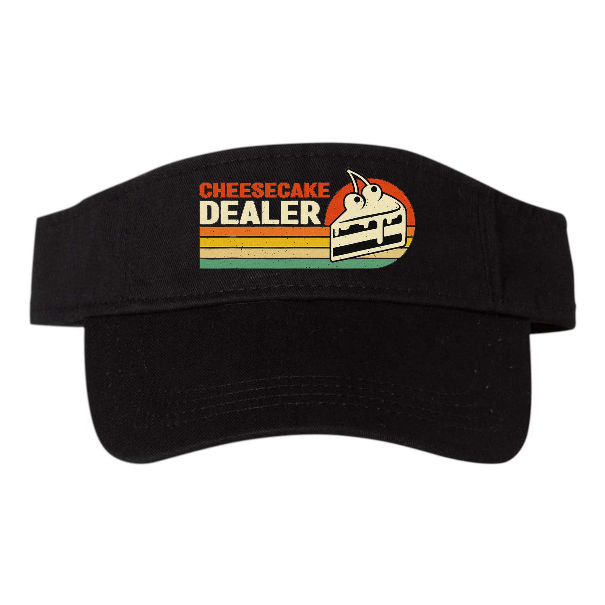 Cheesecake Dealer Retro Sweets Goodies Desserts Cheesecake Visor
