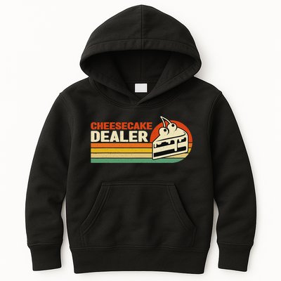 Cheesecake Dealer Retro Sweets Goodies Desserts Cheesecake Kids Hoodie