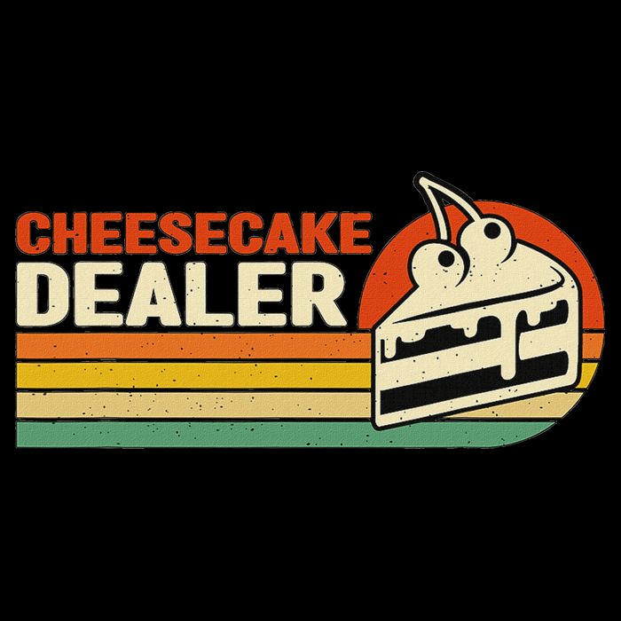 Cheesecake Dealer Retro Sweets Goodies Desserts Cheesecake Zip Tote Bag