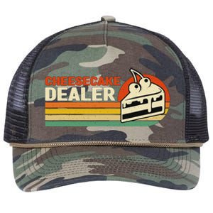 Cheesecake Dealer Retro Sweets Goodies Desserts Cheesecake Retro Rope Trucker Hat Cap