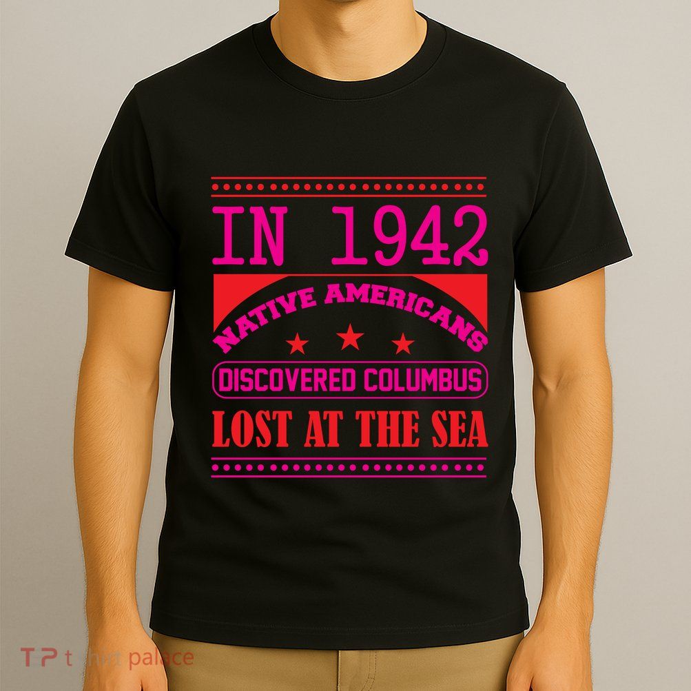 Columbus Day Reflection Graphic T-Shirt