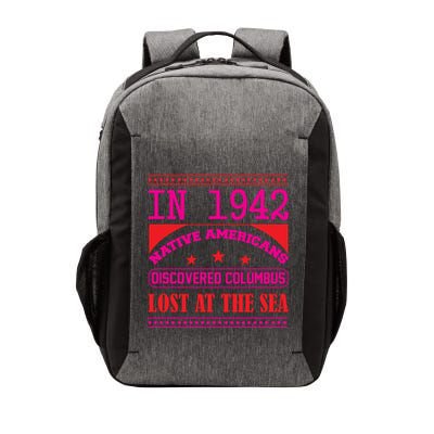 Columbus Day Reflection Graphic Vector Backpack