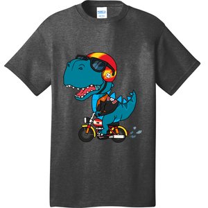 Cool Dinosaur Riding A Motorcycle T-Shirt