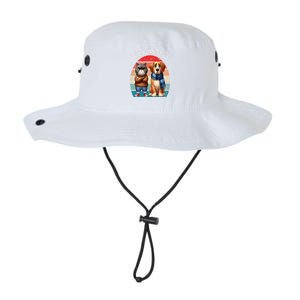 Cat & Dog Retro Silly Staring Rage Is Consuming Us Legacy Cool Fit Booney Bucket Hat