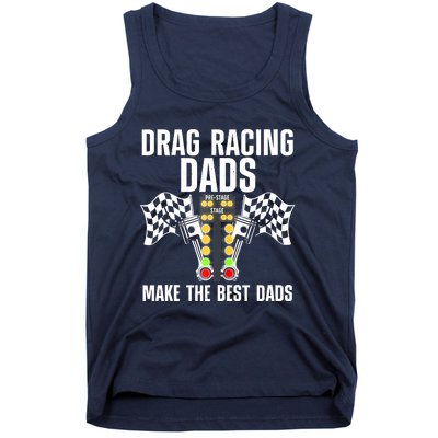 Cool Drag Racing Art For Men Dad Drag Racer Race Car Racing Tank Top