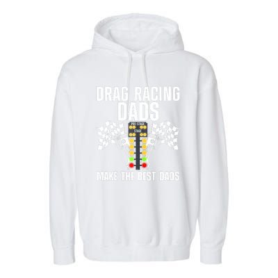 Cool Drag Racing Art For Men Dad Drag Racer Race Car Racing Garment-Dyed Fleece Hoodie