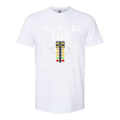 Cool Drag Racing Art For Men Dad Drag Racer Race Car Racing Softstyle CVC T-Shirt