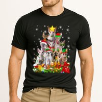 Christmas Devon Rex Cat Funny Xmas Tree Family Matching Gift Performance Shirt