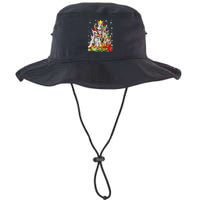 Christmas Devon Rex Cat Funny Xmas Tree Family Matching Gift Bucket Hat
