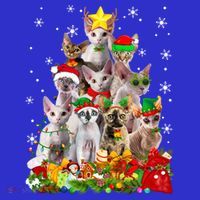 Christmas Devon Rex Cat Funny Xmas Tree Family Matching Gift Mesh Reversible Basketball Jersey Tank