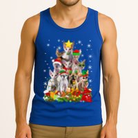 Christmas Devon Rex Cat Funny Xmas Tree Family Matching Gift Tank Top