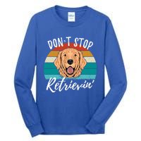 Cute Dog Retro Dont Stop Retrievin Golden Retriever Lovers Cute Gift Tall Long Sleeve T-Shirt