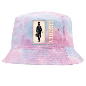 Conservative Disobey Resist The Great Reset Tie-Dyed Bucket Hat