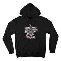 Cute Drag Racing Girl Nitro Lovin Speed Cravin Hoodie