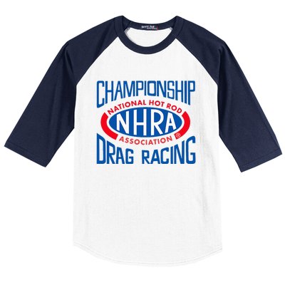 Championship Drag Racing Baseball Sleeve Shirt