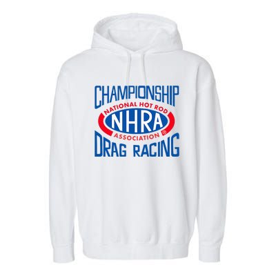 Championship Drag Racing Garment-Dyed Fleece Hoodie