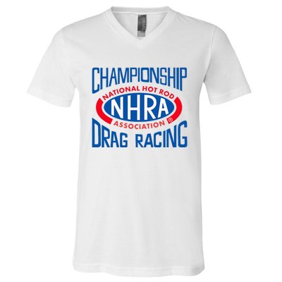 Championship Drag Racing V-Neck T-Shirt