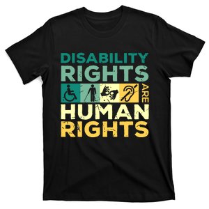 Cool Disability Rights Are Human Rights Support Caregivers T-Shirt