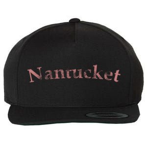 Classic Distressed Red Nantucket Gift Wool Snapback Cap