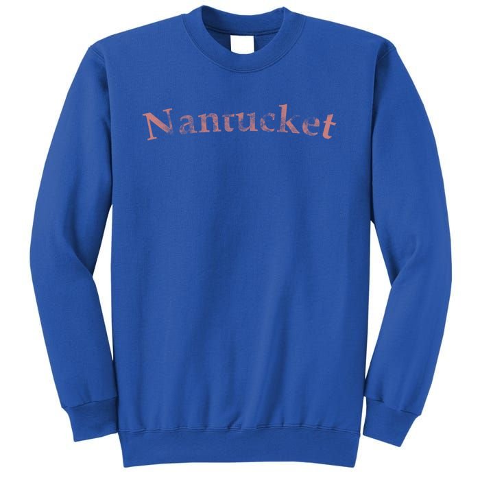 Classic Distressed Red Nantucket Gift Sweatshirt