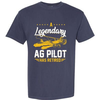 Crop Duster Retro Vintage Plane AG Pilot Has Retired Premium Garment-Dyed Heavyweight T-Shirt