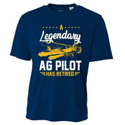 Crop Duster Retro Vintage Plane AG Pilot Has Retired Premium Cooling Performance Crew T-Shirt