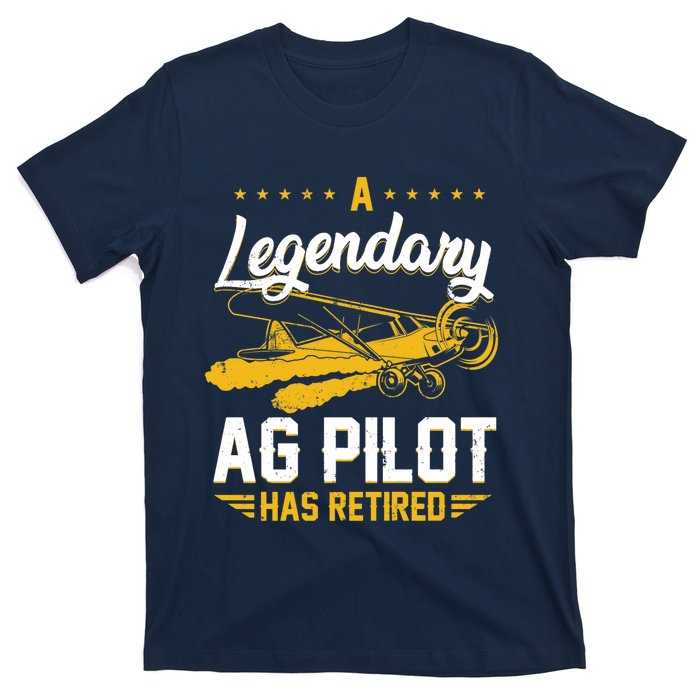 Crop Duster Retro Vintage Plane AG Pilot Has Retired Premium T-Shirt