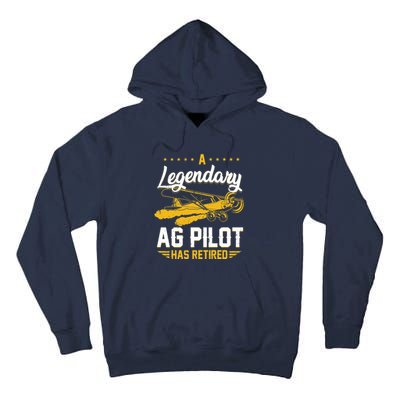 Crop Duster Retro Vintage Plane AG Pilot Has Retired Premium Tall Hoodie