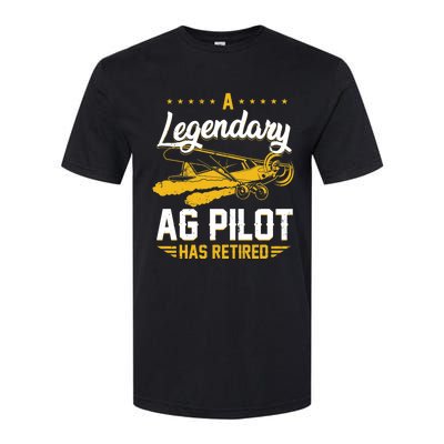 Crop Duster Retro Vintage Plane AG Pilot Has Retired Premium Softstyle® CVC T-Shirt