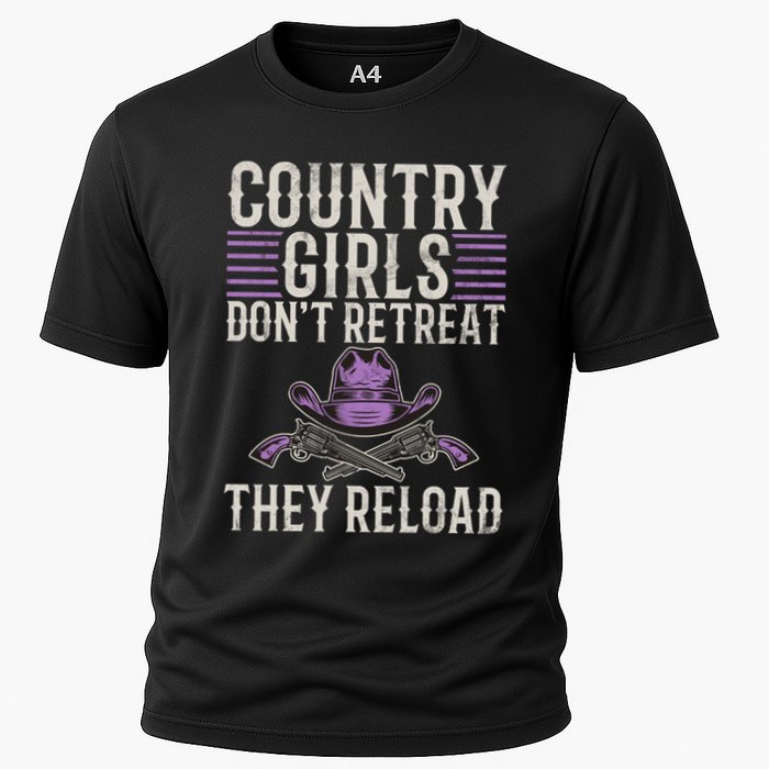 Country Dont Retreat They Reload Country Great Gift Cooling Performance Crew T-Shirt