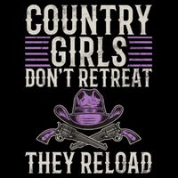 Country Dont Retreat They Reload Country Great Gift Cooling Performance Crew T-Shirt
