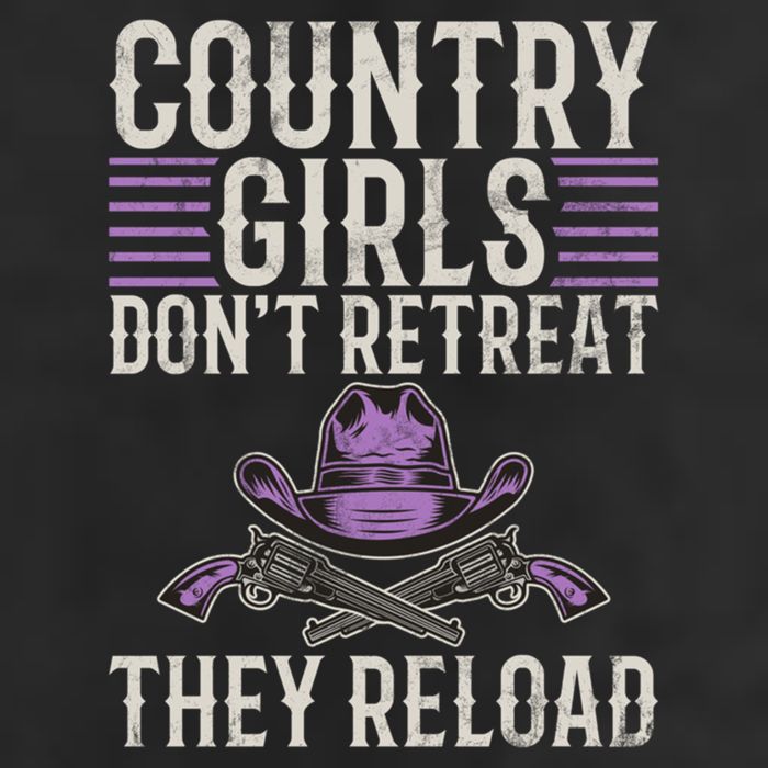 Country Dont Retreat They Reload Country Great Gift Adult Drive Performance Visor