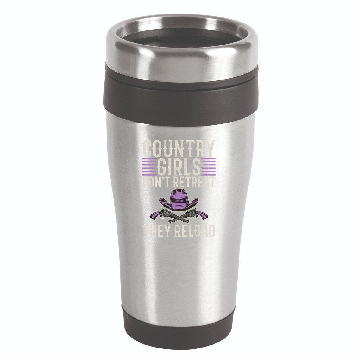 Country Dont Retreat They Reload Country Great Gift 16oz Travel Tumbler