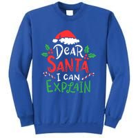 Christmas Dear Santa I Can Explain Funny Santa Claus Joke Gift Sweatshirt