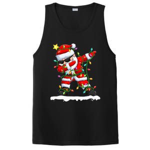 christmas dabbing santa  xmas stree lights  PosiCharge Competitor Tank