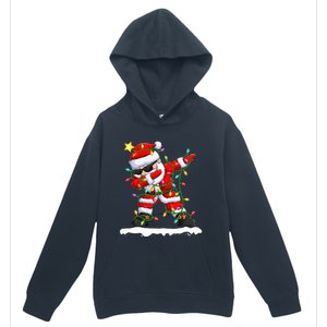 christmas dabbing santa  xmas stree lights  Urban Pullover Hoodie