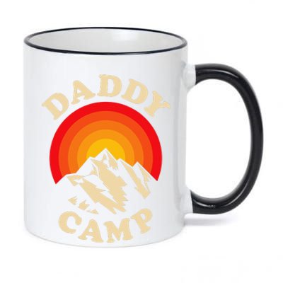 Camp Daddy Summer Camp Home Road Trip Vacation Camping 11oz Black Color Changing Mug