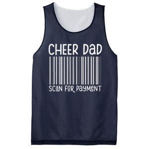 Cheer Dad Scan For Payment The Cheer Father Fathers Day Mesh Reversible Basketball Jersey Tank