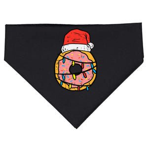 Christmas Donut Santa Cute Xmas Baking Baker USA-Made Doggie Bandana