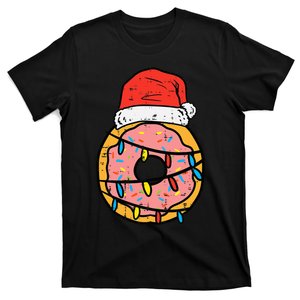 Christmas Donut Santa Cute Xmas Baking Baker T-Shirt