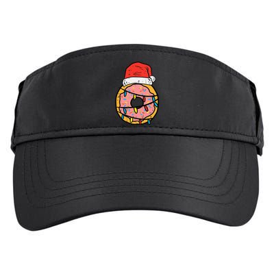 Christmas Donut Santa Cute Xmas Baking Baker Adult Drive Performance Visor