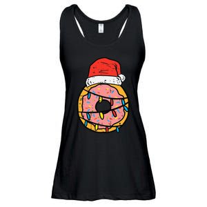 Christmas Donut Santa Cute Xmas Baking Baker Ladies Essential Flowy Tank