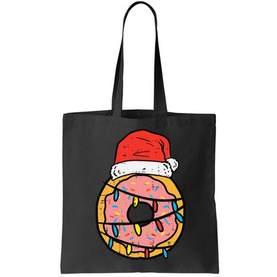 Christmas Donut Santa Cute Xmas Baking Baker Bag