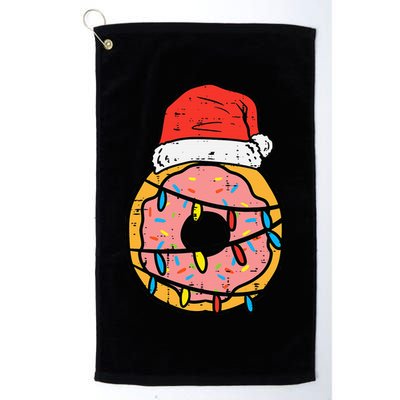 Christmas Donut Santa Cute Xmas Baking Baker Golf Towel