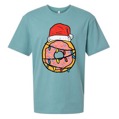 Christmas Donut Santa Cute Xmas Baking Baker Sueded Cloud Jersey T-Shirt