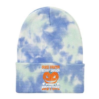 Cruise Director Scary Enough Without A Halloween Tie Dye 12in Knit Beanie