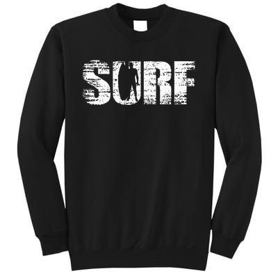 Cool distressed surfing for surfers Sweatshirt