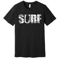 Cool distressed surfing for surfers Premium T-Shirt